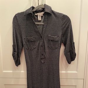 Collared tie dress